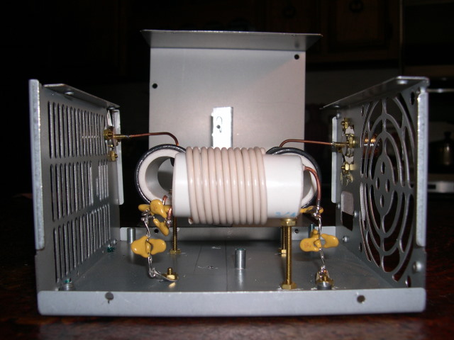 capacitor and middle coil view